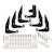 Westin Automotive 20-13565 Outlaw Drop Nerf Step Bars Textured Black