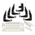 Westin Automotive 20-13565 Outlaw Drop Nerf Step Bars Textured Black