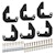 Westin Automotive 20-13715 Outlaw Drop Nerf Step Bars Textured Black