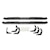 Westin Automotive 21-21315 Pro Traxx 4 Oval Nerf Step Bars Black
