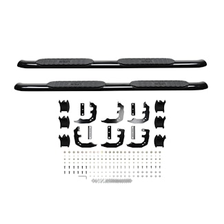Westin Automotive 21-24095 Pro Traxx 4 Oval Nerf Step Bars Black