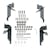 Westin Automotive 23-3315 E-Series 3 Nerf Step Bars Black