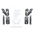 Westin Automotive 23-3540 E-Series 3 Nerf Step Bars Stainless Steel