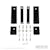 Westin Automotive 23-4135 E-Series 3 Nerf Step Bars Black