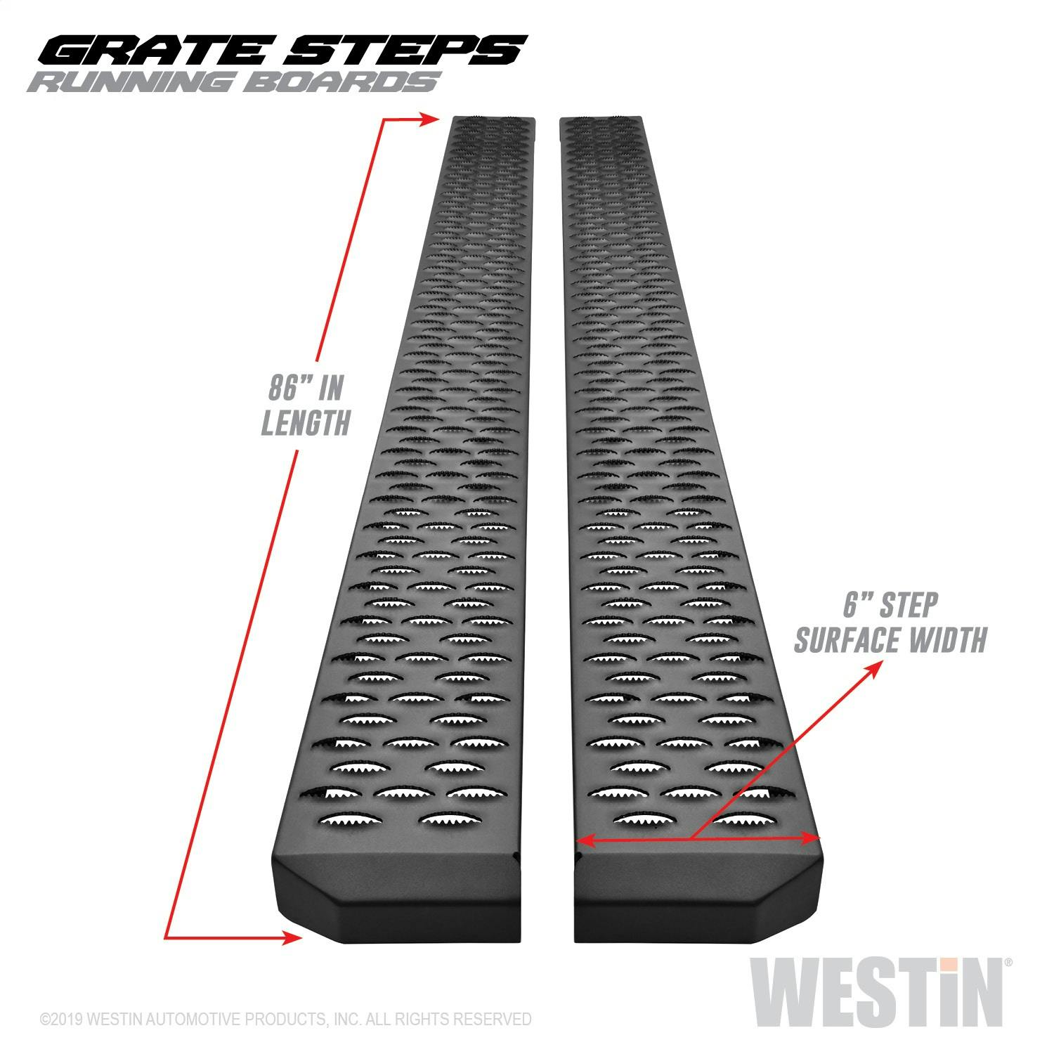 a ページ Grate Steps Running Boards Textured Black | #27-74755