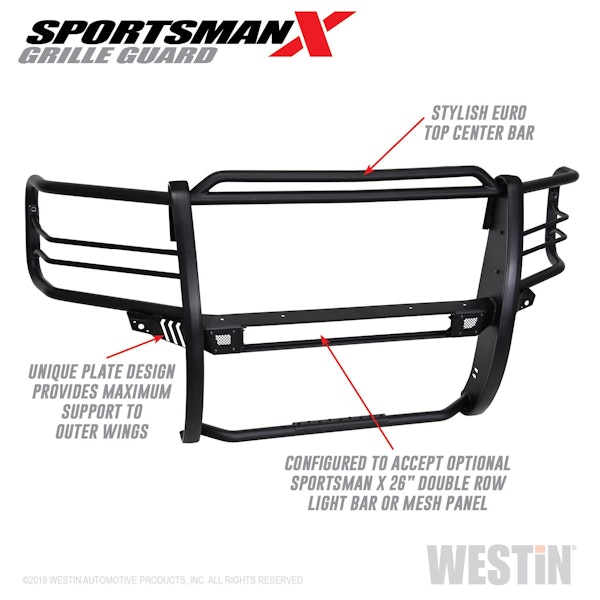 Westin Automotive 40-33875 Sportsman X Grille Guard Textured Black