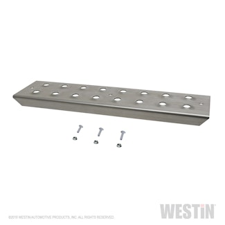 Westin Automotive 56-100015 HDX Stainless Drop Step Plate Replacement Kit Stainless Steel