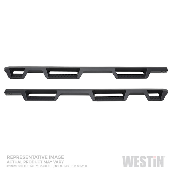 Westin Automotive 56-534695 HDX Drop Wheel-to-Wheel Nerf Step Bars Textured Black