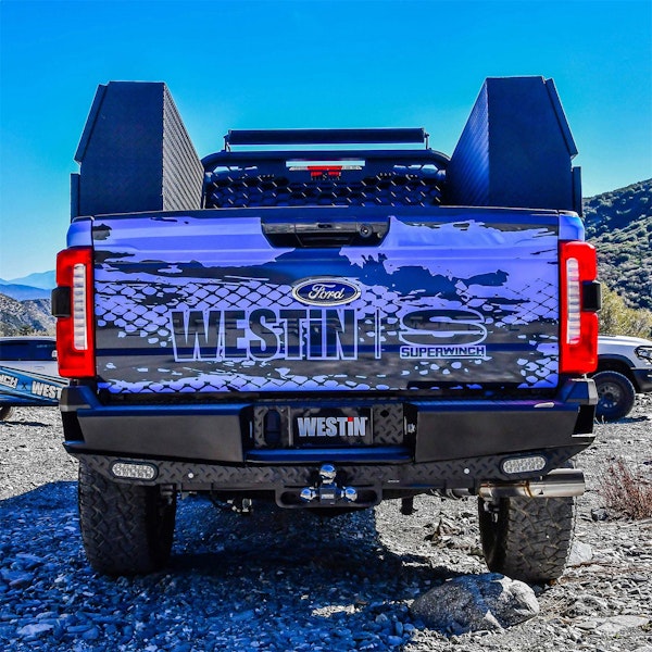 Westin Automotive 58-341205 HDX Bandit Rear Bumper, Black