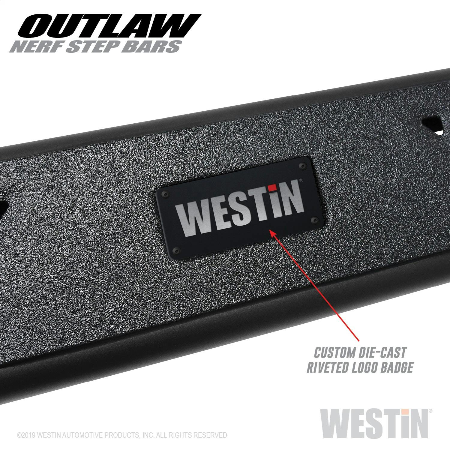 Nerf Bar Westin 58-53725 Outlaw Nerfステップバー Westin 58-53725 Outlaw Nerf Step Bars Westin Automotive 58-53725 Outlaw Nerf Step Bars Textured Black