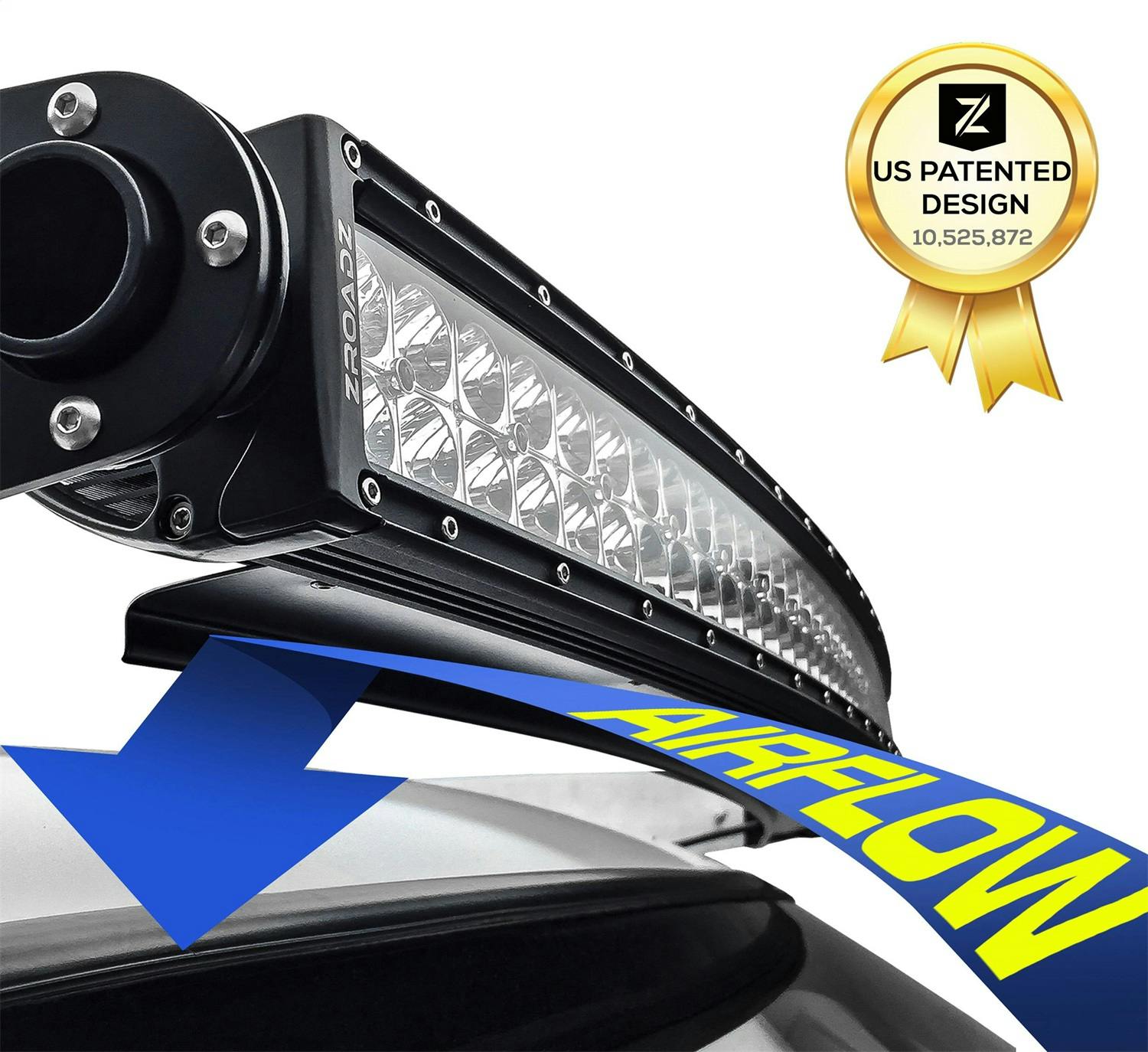 ZROADZ Off Road Products Z330040C Noise Cancelling Wind Diffuser