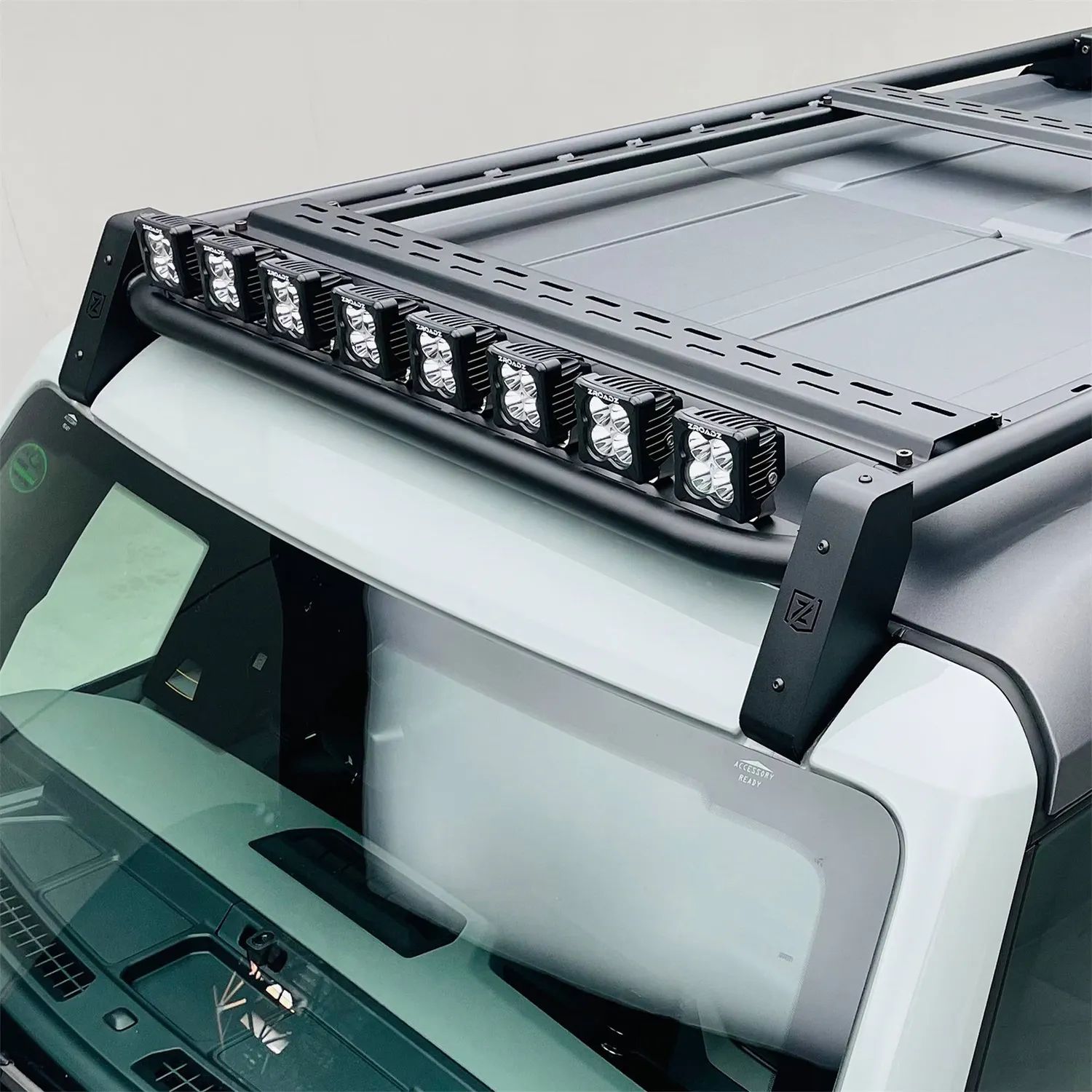 ZROADZ Off Road Products Z845221 Roof Rack with (8) 3 Inch ZROADZ
