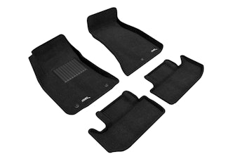 3D MAXpider L1DG02604709 Elegant Black 1st Row 2nd Row Floor Mat 3D MAXpider L1DG02604709 Elegant Black 1st Row 2nd Row Floor Mat