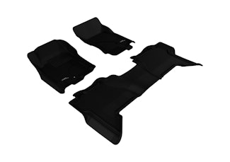 3D MAXpider L1NS07201509 Kagu Black 1st Row 2nd Row Floor Mat