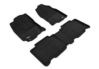3D MAXpider L1TY12704709 Elegant Black 1st Row 2nd Row Floor Mat 3D MAXpider L1TY12704709 Elegant Black 1st Row 2nd Row Floor Mat