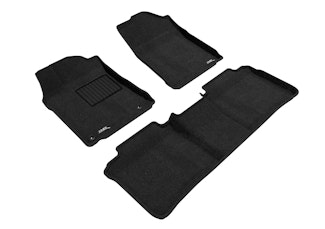 3D MAXpider L1TY13004709 Elegant Black 1st Row 2nd Row Floor Mat 3D MAXpider L1TY13004709 Elegant Black 1st Row 2nd Row Floor Mat