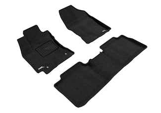 3D MAXpider L1TY13704709 Elegant Black 1st Row 2nd Row Floor Mat 3D MAXpider L1TY13704709 Elegant Black 1st Row 2nd Row Floor Mat