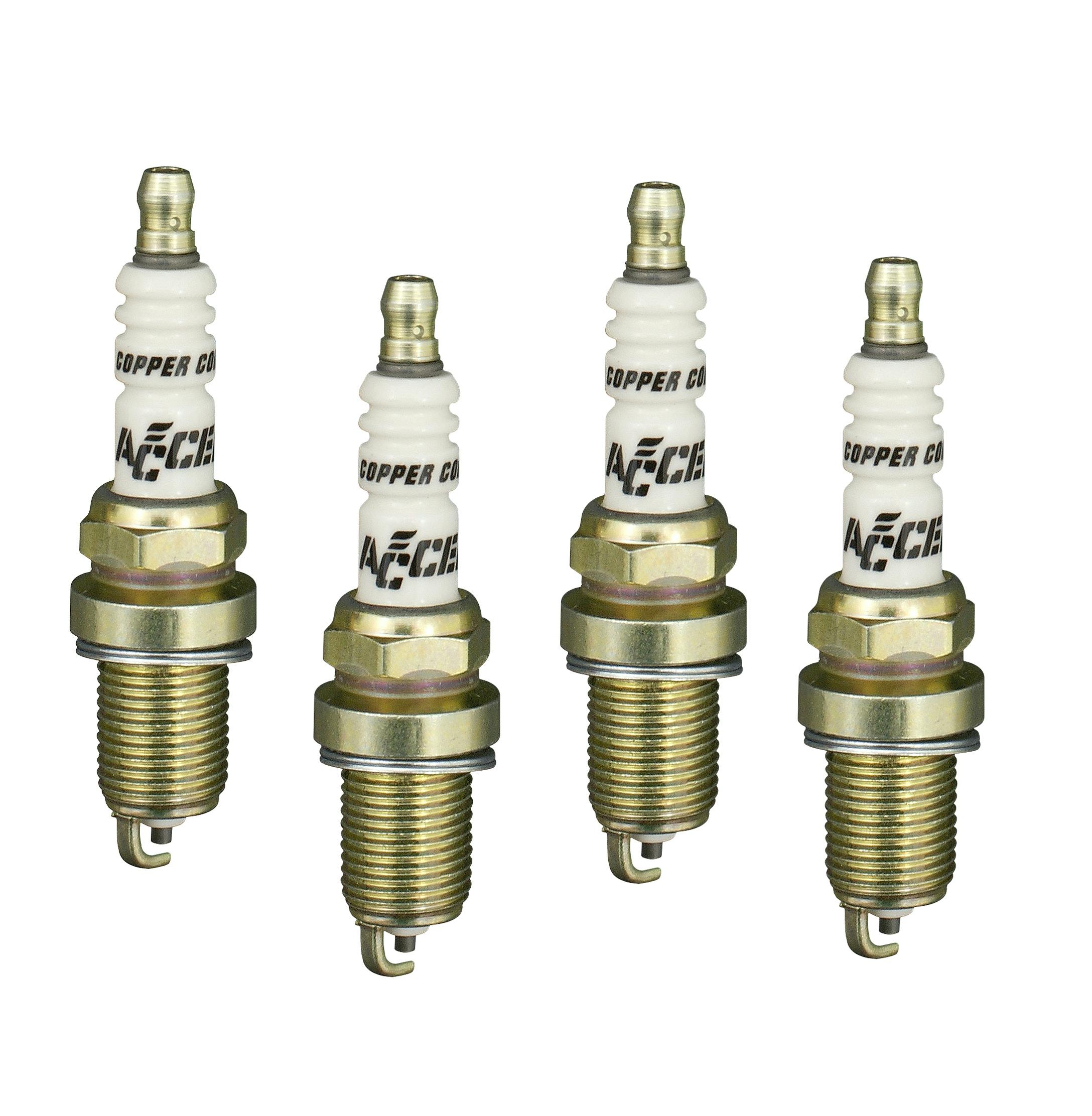 Pack of 4 ACCEL 0494-4 Copper Core Spark Plug,