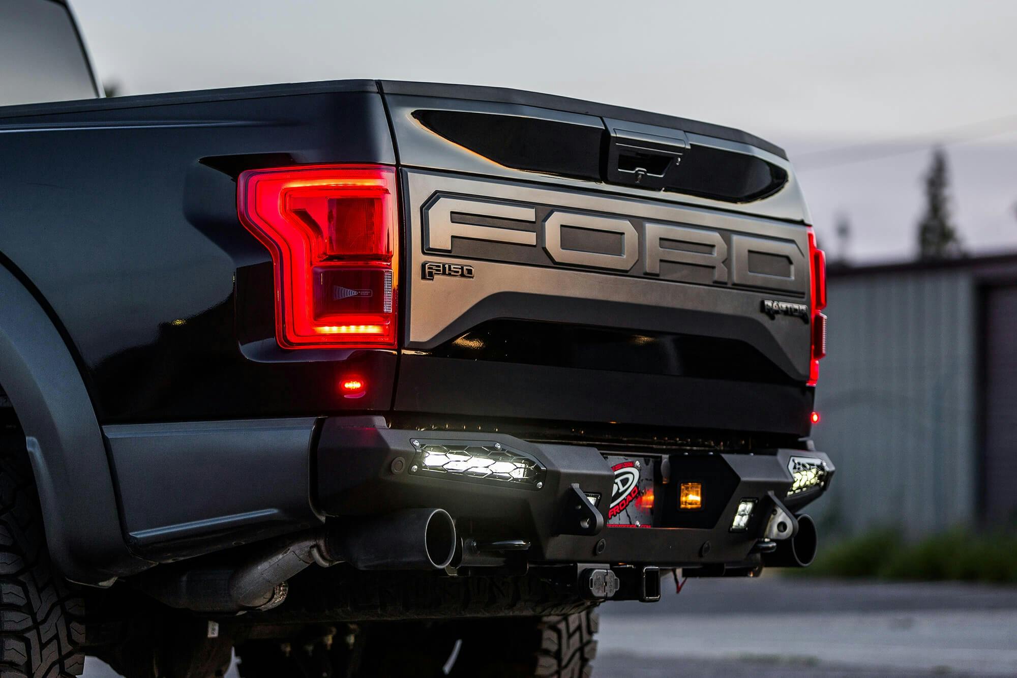 Addictive Desert Designs R117321430103 HoneyBadger Rear Bumper
