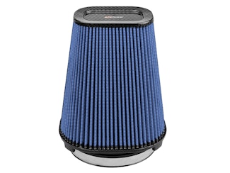 AFE 24-90110-CF Track Series Intake Replacement Air Filter w/ Pro 5R Media - Carbon Fiber top