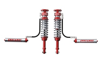 AFE 301-5000-01-CA Sway-A-Way 3.0 Front Coilover Kit w/ Remote Reservoirs and Compression Adjuster