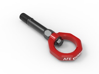 AFE 450-712001-R aFe CONTROL Front Tow Hook Red