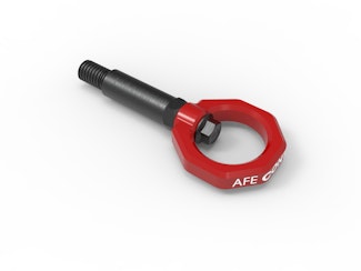 AFE 450-721001-R aFe CONTROL Front Tow Hook Red