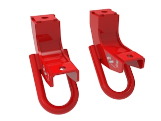AFE 450-72T001-R aFe CONTROL Front Tow Hook Red