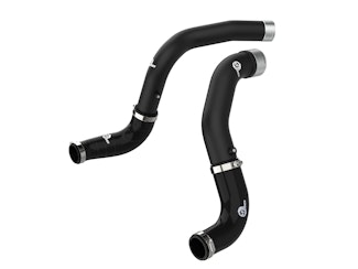 AFE 46-20434-B BladeRunner 3 IN Aluminum Hot and Cold Charge Pipe Kit Black