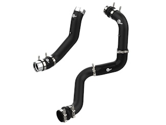 AFE 46-20444-B BladeRunner 3 IN Aluminum Hot and Cold Charge Pipe Kit Black
