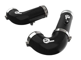 AFE 46-20454-B BladeRunner 3 IN & 3-1/2 IN Aluminum Hot and Cold Charge Pipe Kit Black