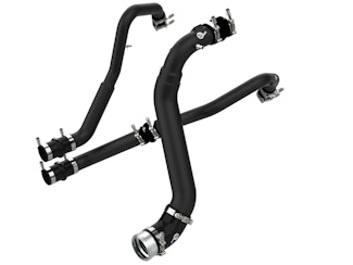 AFE 46-20474-B BladeRunner Aluminum Hot and Cold Charge Pipe Kit Black