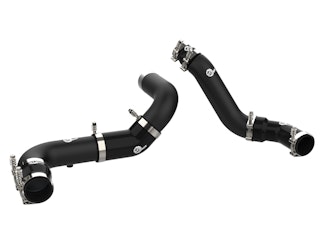 AFE 46-20494-B BladeRunner 3 IN Aluminum Hot and Cold Charge Pipe Kit Black
