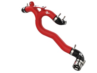 AFE 46-20508-R BladeRunner 3 IN Aluminum Hot Charge Pipe Red