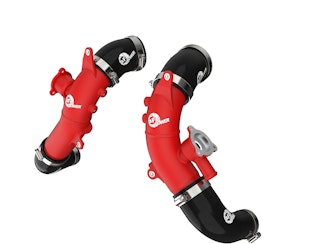 AFE 46-20558-R BladeRunner 2-1/2 IN Aluminum Hot Charge Pipe Red