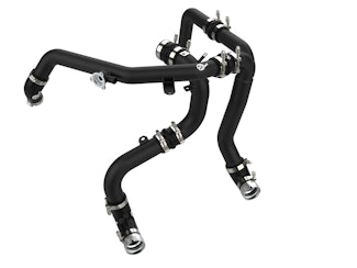 AFE 46-20584-B BladeRunner 2-1/4 IN & 2-3/4 IN Aluminum Hot and Cold Charge Pipe Kit Black