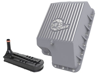 AFE 46-70120-1 aFe POWER Street Series Transmission Pan Raw w/ Machined Fins AFE 46-70120-1 aFe POWER Street Series Transmission Pan Raw w/ Machined Fins