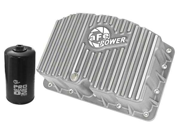 AFE 46-70320 Street Series Engine Oil Pan Raw w/Machined Fins