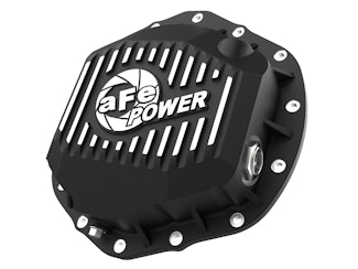 AFE 46-71150B Pro Series Rear Differential Cover Black w/ Machined Fins