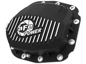 AFE 46-71180B Pro Series Rear Differential Cover Black w/ Machined Fins (Super 8.8 axle)