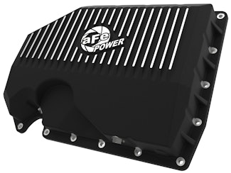 AFE 46-71240B aFe POWER Pro Series Engine Oil Pan Black w/ Machined Fins