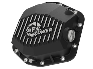 AFE 46-71290B Pro Series Rear Differential Cover Black w/ Machined Fins