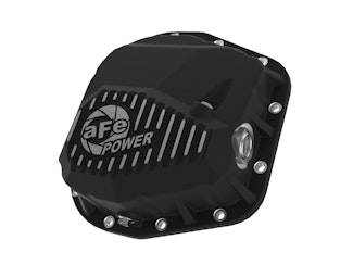 AFE 46-71320B Pro Series Rear Differential Cover Black w/ Machined Fins