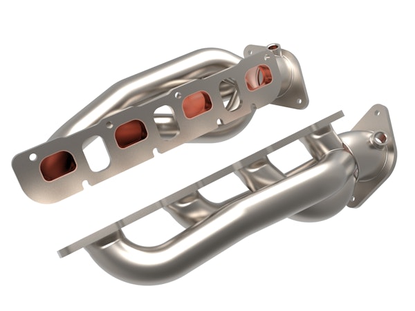 AFE 48-32030-T Twisted Steel 1-7/8 IN 304 Stainless Headers w/ Titanium Coat Finish