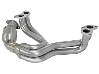 AFE 48-36005-1HC Twisted Steel Long Tube Header 304 Stainless Steel w/ Cat