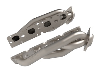 AFE 48-38029-T Twisted Steel 1-5/8 IN to 2-1/4 IN 304 Stainless Headers w/ Titanium Coat Finish