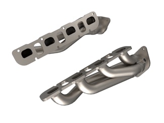 AFE 48-38032-T Twisted Steel 1-7/8 IN to 2-3/4 IN 304 Stainless Headers w/ Titanium Coat Finish