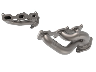AFE 48-43031-T Twisted Steel 409 Stainless Steel Shorty Header w/ Titanium Coat Finish