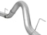 AFE 49-03106-P Atlas 4 IN Aluminized Steel DPF-Back Exhaust System w/Polished Tip