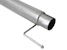 AFE 49-03106-P Atlas 4 IN Aluminized Steel DPF-Back Exhaust System w/Polished Tip